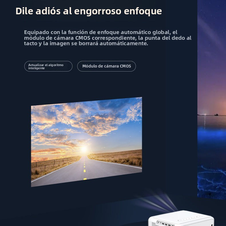 Smart Home HD Projector with Auto Focus and Ultra Clear Quality