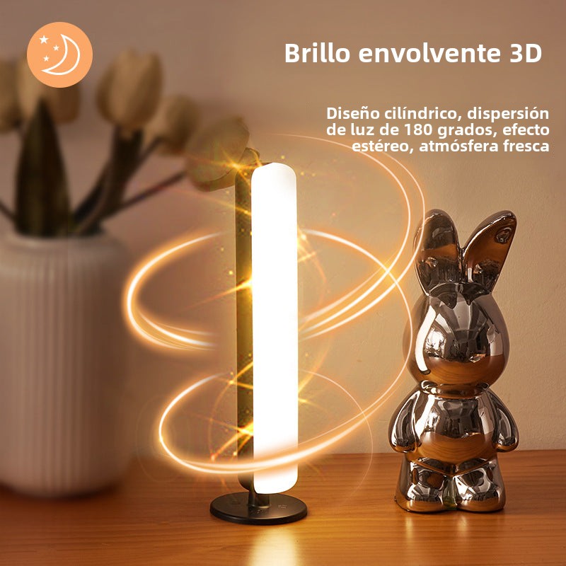 Luz de Noche Inteligente: Control de Voz, Ideal para Dormitorios y Lectura