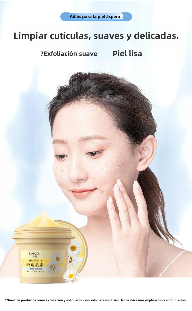 Exfoliante Facial de Manzanilla de LaiKou: 120g de Gel Exfoliante Hidratante y Cuidado de la Piel