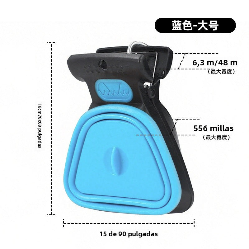 Recogedor de Heces Portátil para Mascotas | Plegable con Bolsa de Basura