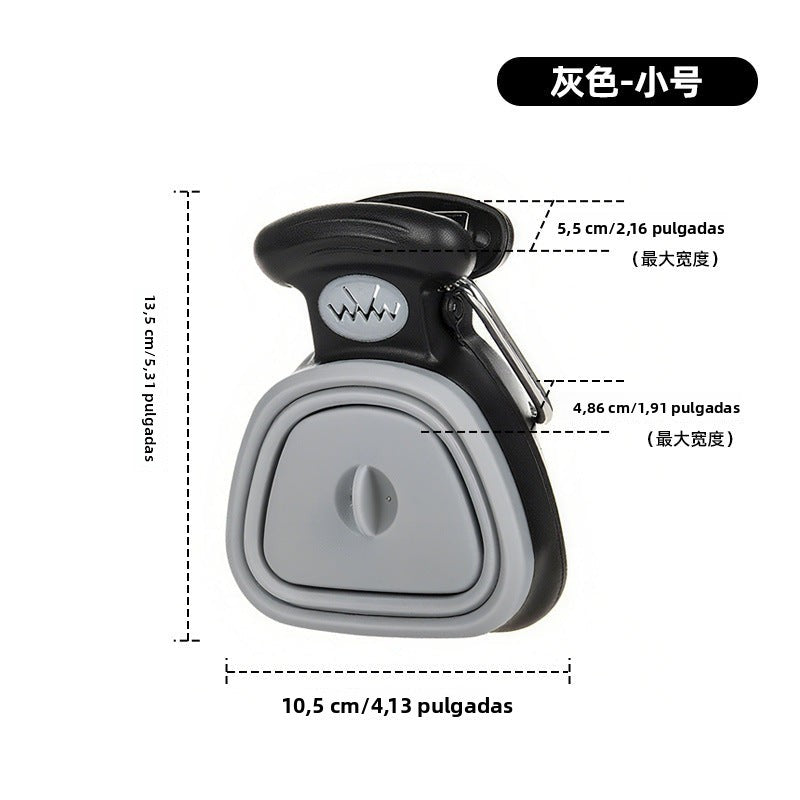 Recogedor de Heces Portátil para Mascotas | Plegable con Bolsa de Basura