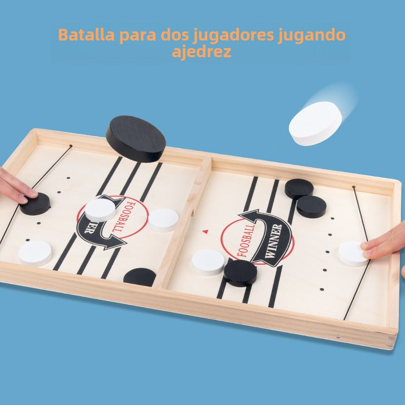 Juego de Hockey de Mesa de Madera para Niños y Adolescentes