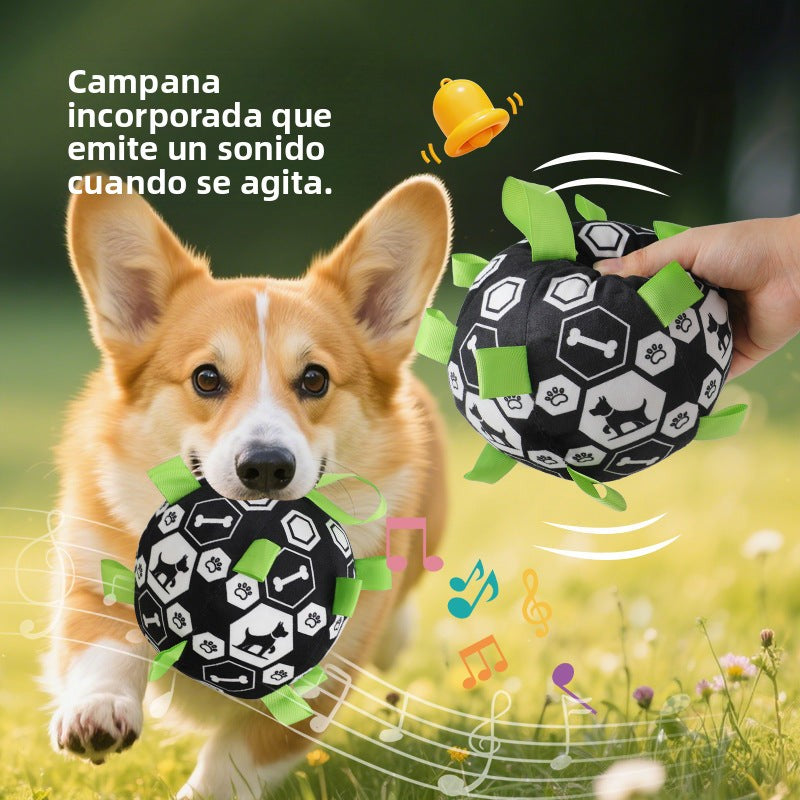 Pelota de Juguete para Mascotas: con Sonido y Agarraderas para fácil Entrenamiento