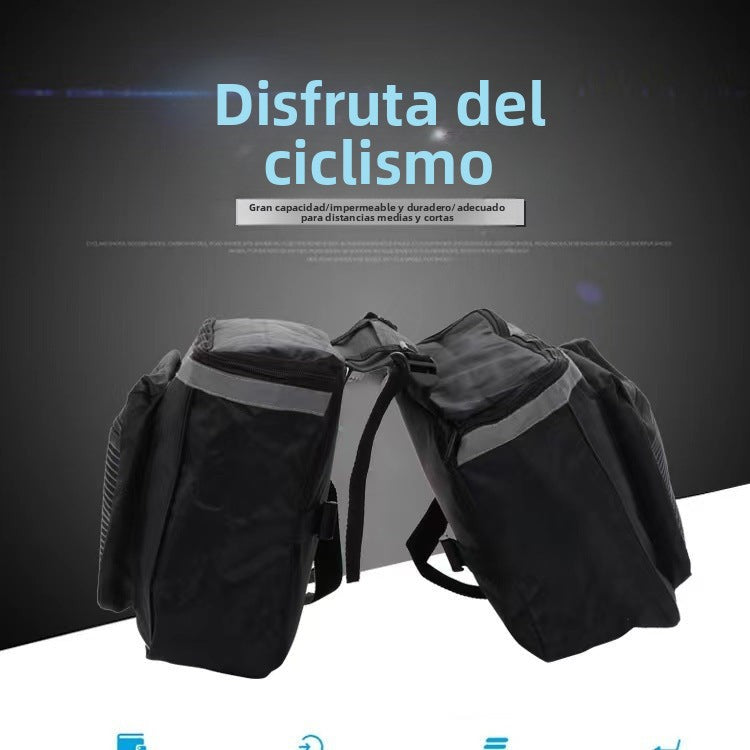 Alforja Trasera para Bicicleta – Portaequipajes Resistente en Varios Diseños