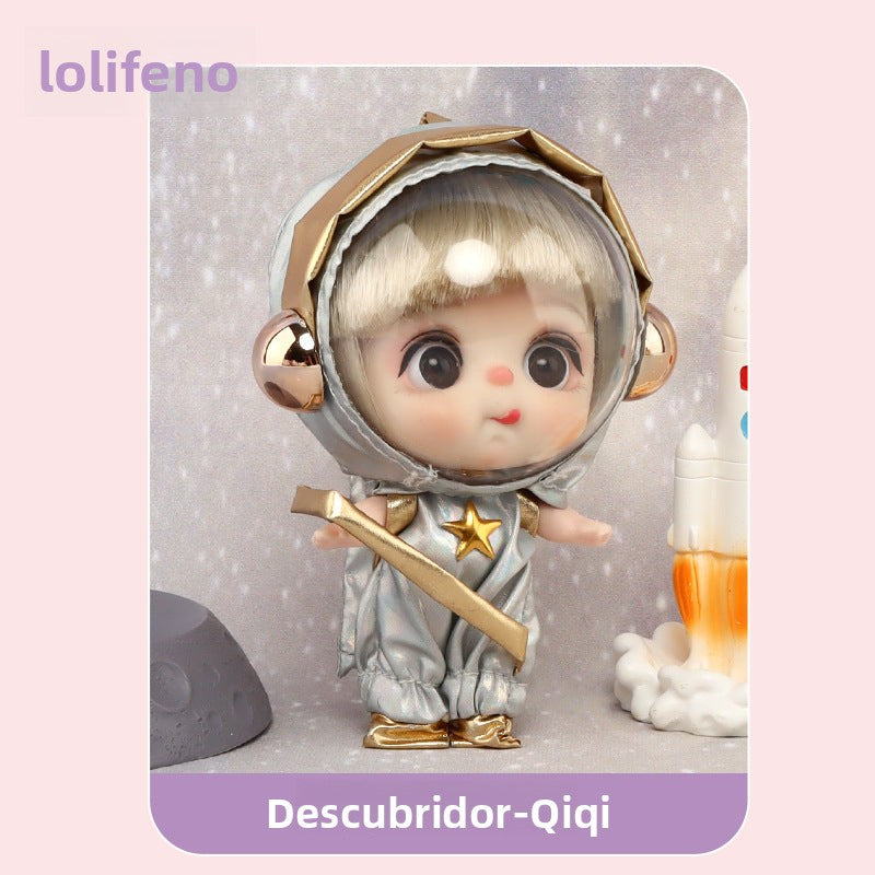 Space Animal Keychain for Girls: Cartoon Character Doll, Birthday Gift & Surprise Box