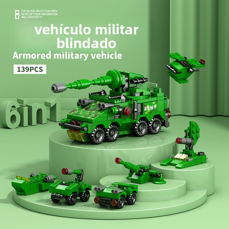 Bloques de Construcción Infantiles con Diseños de Robots, Coches y Más