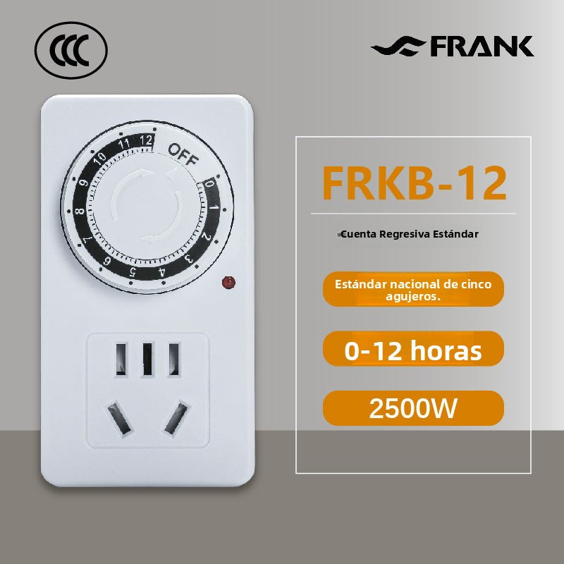 Enchufe programable para carga de electrónicos: temporizador, interruptor con apagado