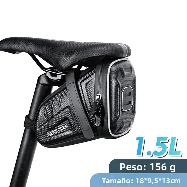 Bolsa de Sillín para Bicicleta: Impermeable, Resistente y de Gran Capacidad