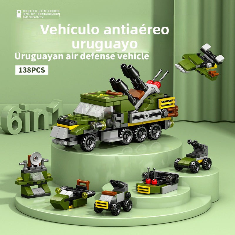 Bloques de Construcción Infantiles con Diseños de Robots, Coches y Más