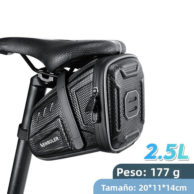 Bolsa de Sillín para Bicicleta: Impermeable, Resistente y de Gran Capacidad