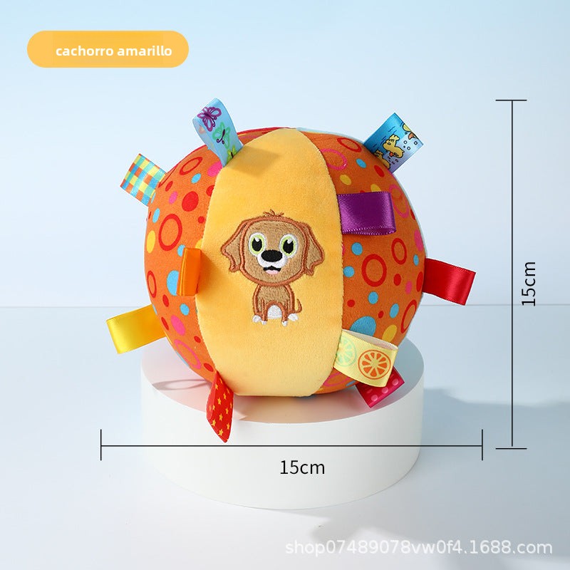 Pelota de Peluche para Perros con Sonido y Agarraderas Duraderas