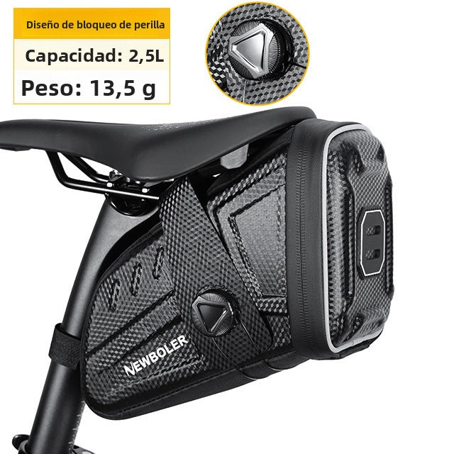 Bolsa de Sillín para Bicicleta: Impermeable, Resistente y de Gran Capacidad