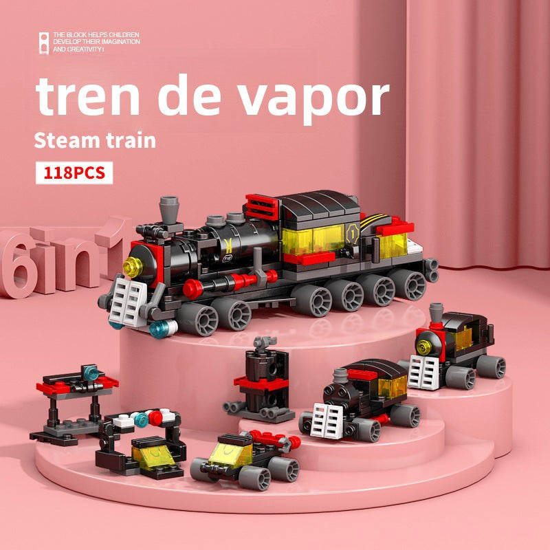 Bloques de Construcción Infantiles con Diseños de Robots, Coches y Más