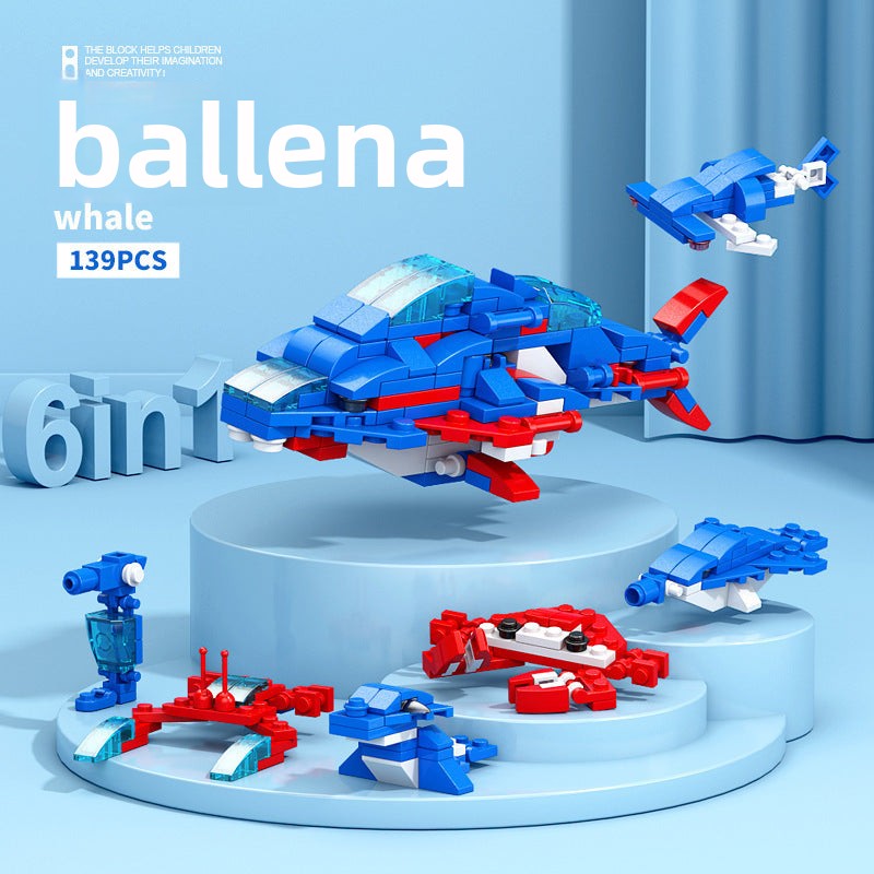 Bloques de Construcción Infantiles con Diseños de Robots, Coches y Más