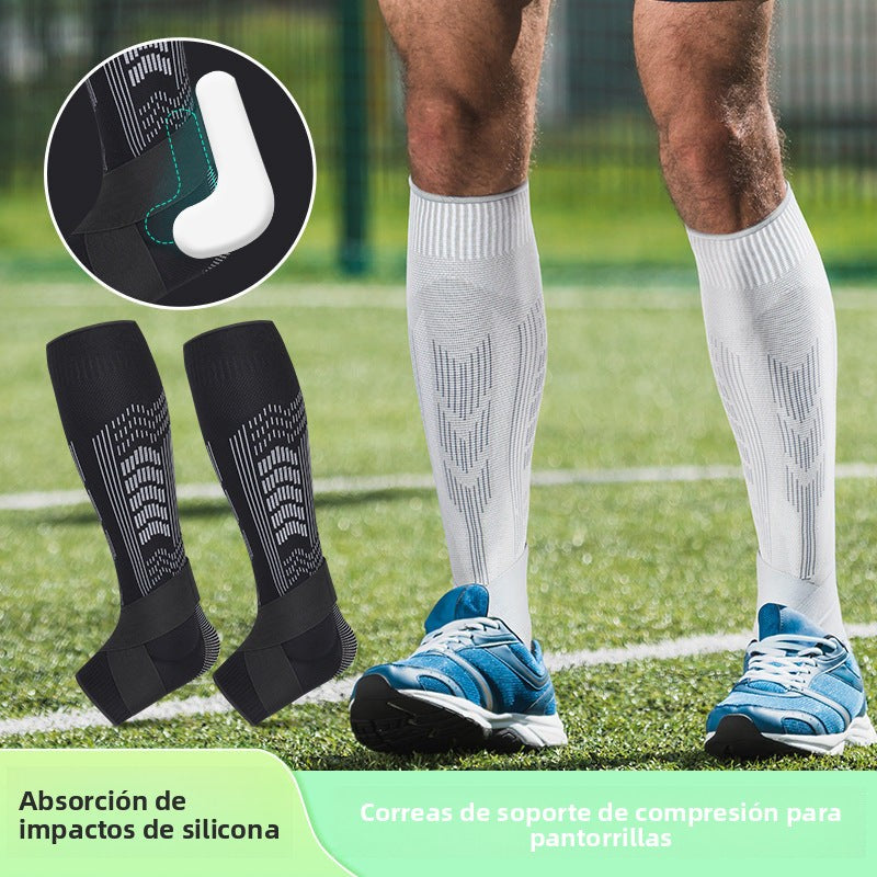 calcetines para fútbol y deportes de alto impacto color negro