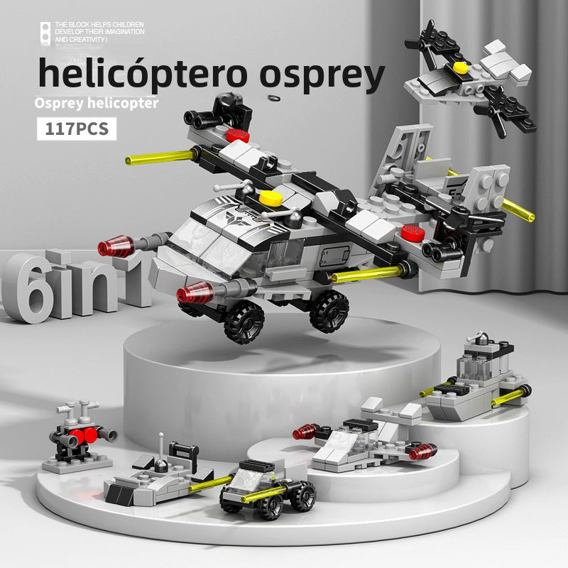 Bloques de Construcción Infantiles con Diseños de Robots, Coches y Más