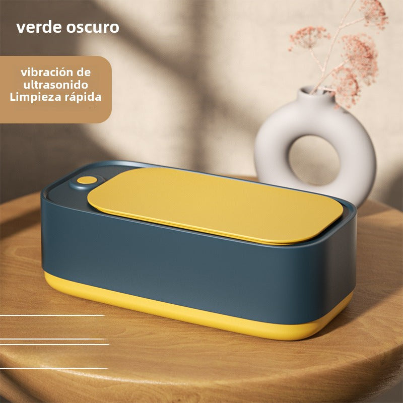 Limpiador Ultrasónico Portátil para Gafas y Joyas: Mini Dispositivo de Limpieza por Ultrasonidos para Lentes, Lentes de Contacto y Accesorios