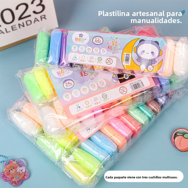 Pack de arcilla infantil para manualidades creativas