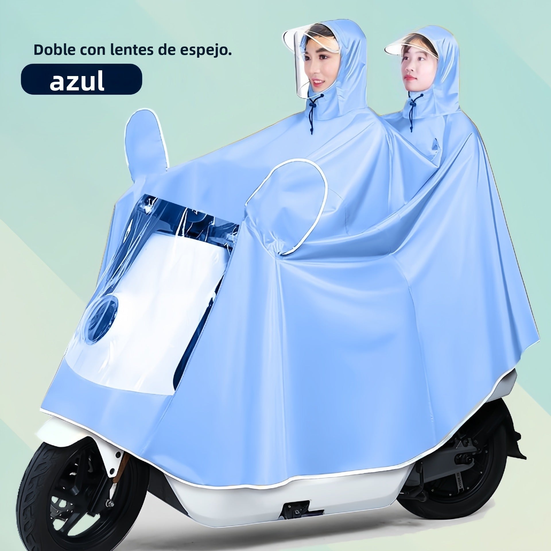 Impermeable para Bicicleta Eléctrica o Motocicleta a Prueba de Lluvia y Viento