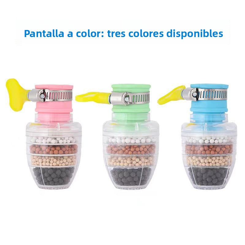 Purificador de agua con carbón activado para grifo