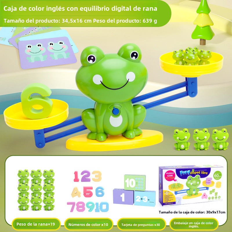 Juguete Educativo para Aprender Matemáticas: Balanza Numérica divertida