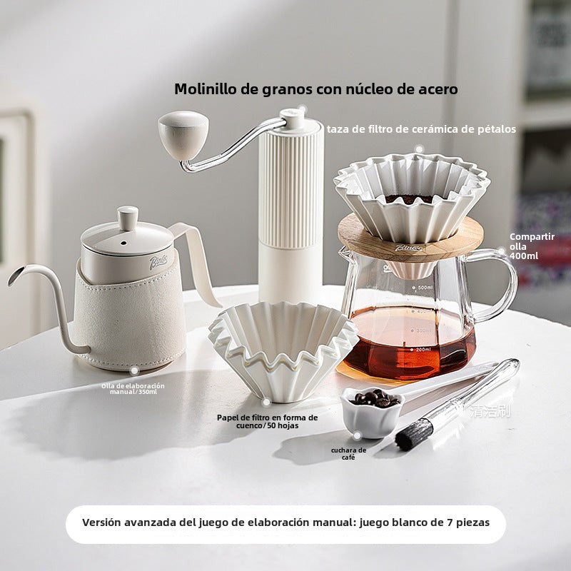 Juego de Cafetera Bincoo: Tetera de Válvula Fina para Preparar Café Americano en Casa