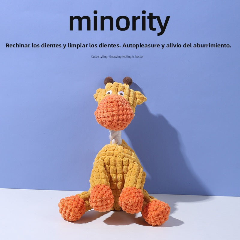 Juguete de Tela para Perros: Mordedor Resistente con Sonido para cachorros