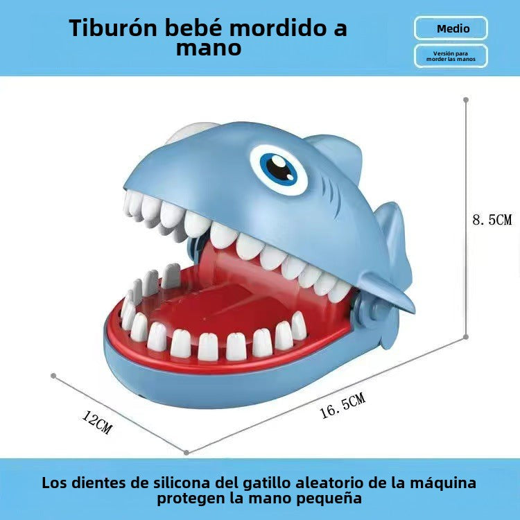 Juguete de cocodrilo mordedor: juguete de tiburón mordedor, dinosaurio juguete de broma para niños y padres, regalo divertido