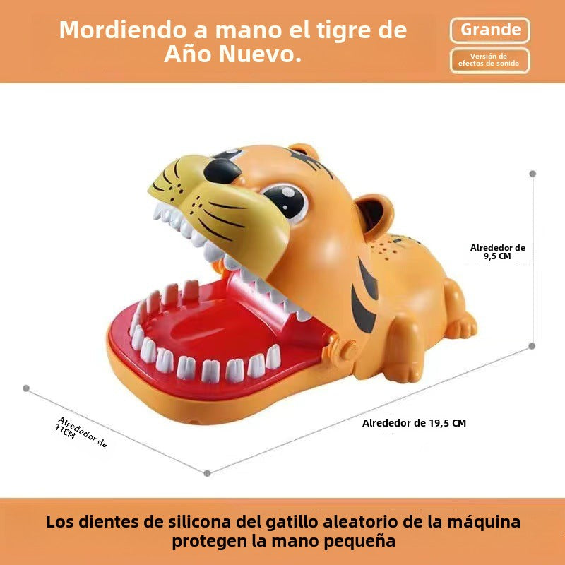 Juguete de cocodrilo mordedor: juguete de tiburón mordedor, dinosaurio juguete de broma para niños y padres, regalo divertido