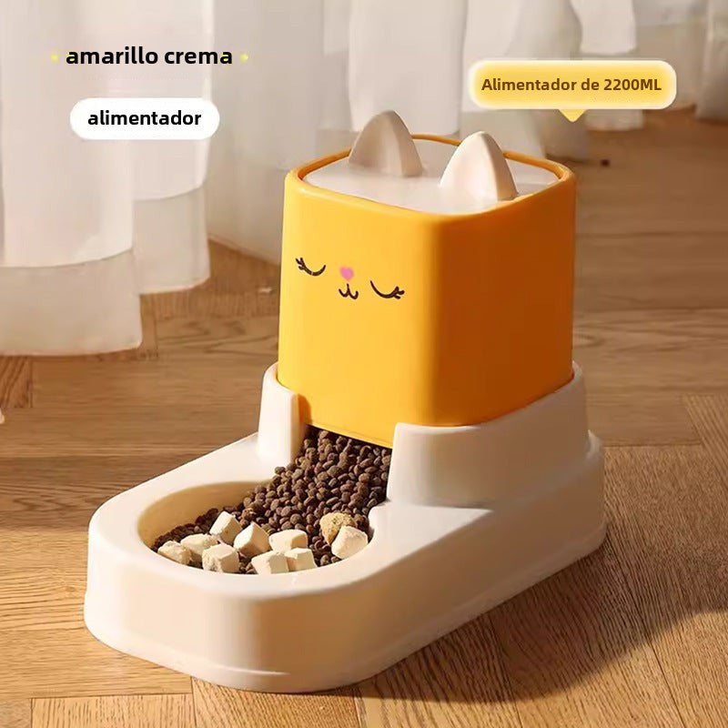 Dispensador Automático de Agua y Comida para Gatos