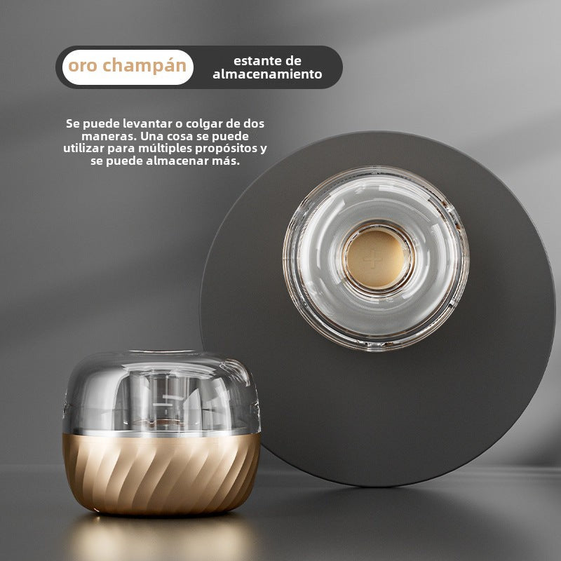 Cepillo de masaje de aire para cabello largo: peinador de acero inoxidable, diseño ergonómico, ideal para crear volumen y estilo