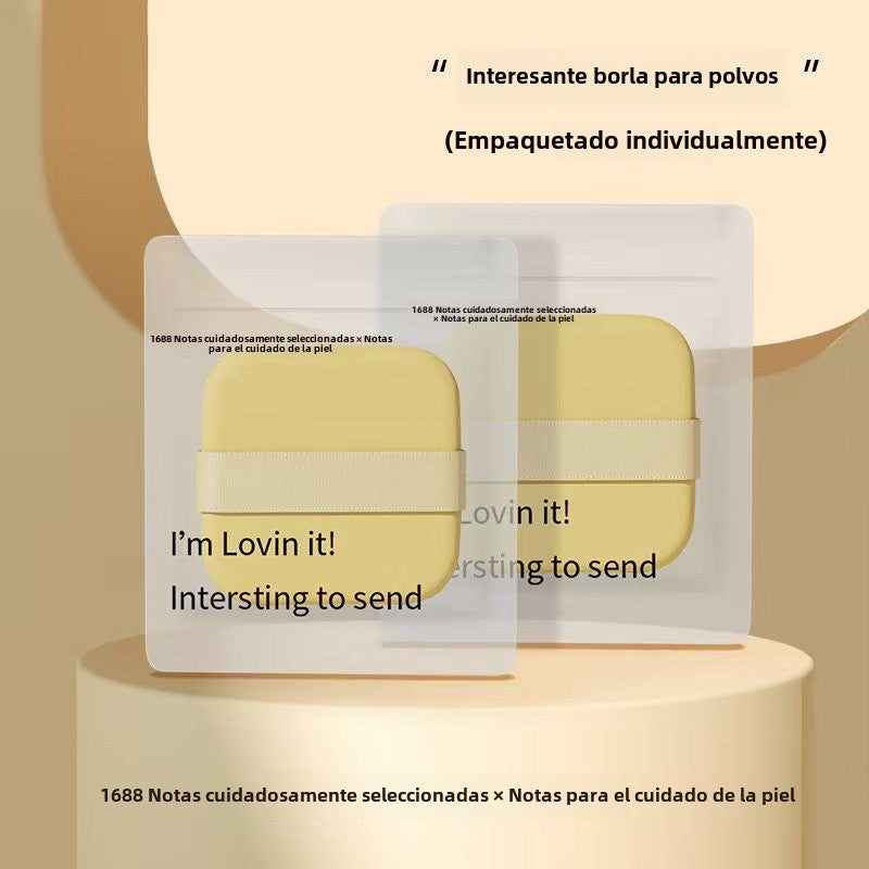 Esponja de Maquillaje de Mantequilla: Polvo Hidratante que se Expande al Contacto con Agua, Herramienta de Maquillaje de Dos Caras, Suave y Aderente