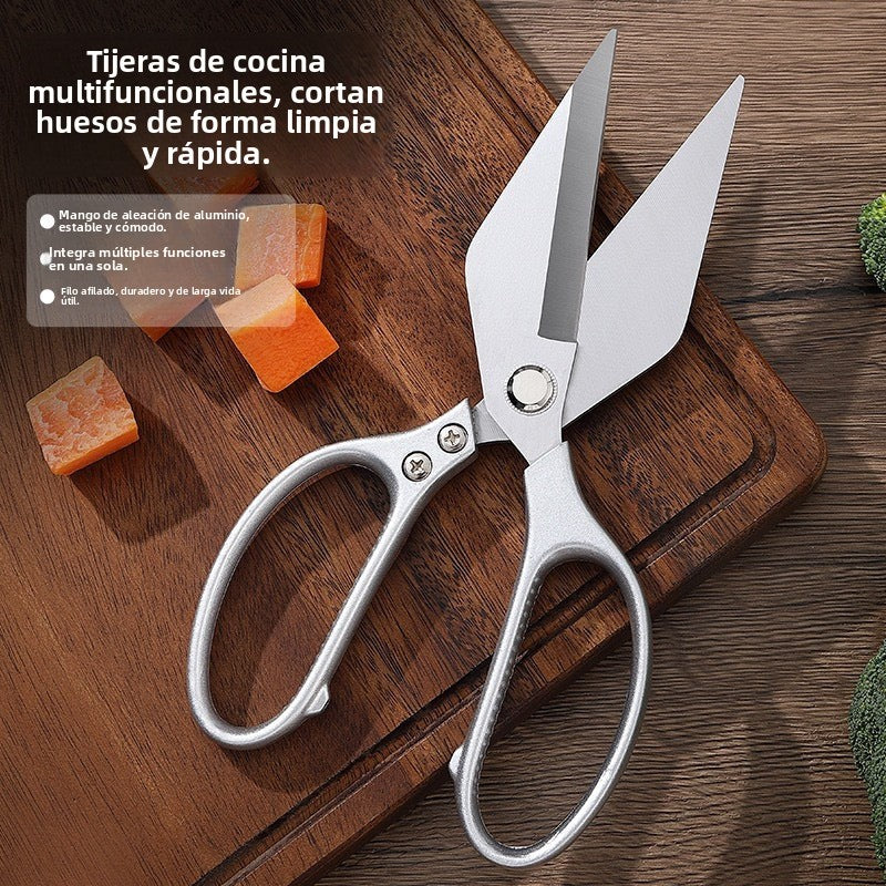 Tijeras de Cocina Multiusos de Acero Inoxidable para Carne, Pollo y Verduras