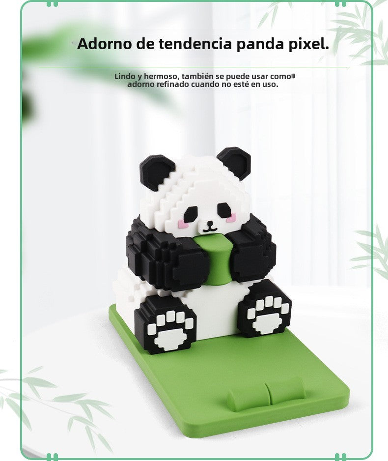 Soporte de Escritorio para Móvil de Panda: Adorable Soporte de Viaje Cultural de Sichuan