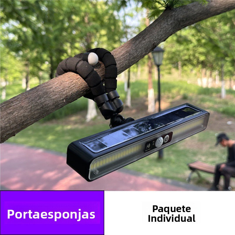 Lámpara Solar para Exteriores con Brazos Flexibles Tipo Pulpo
