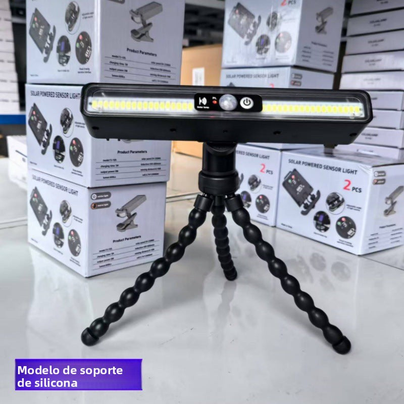 Lámpara Solar para Exteriores con Brazos Flexibles Tipo Pulpo
