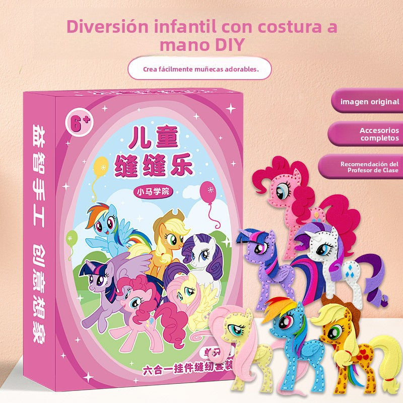 Kit de Manualidades para Niños con Llavero de Pony