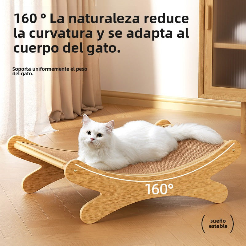 Rascador Cama de Sisal para Gatos: Soporte Estable y Elegante