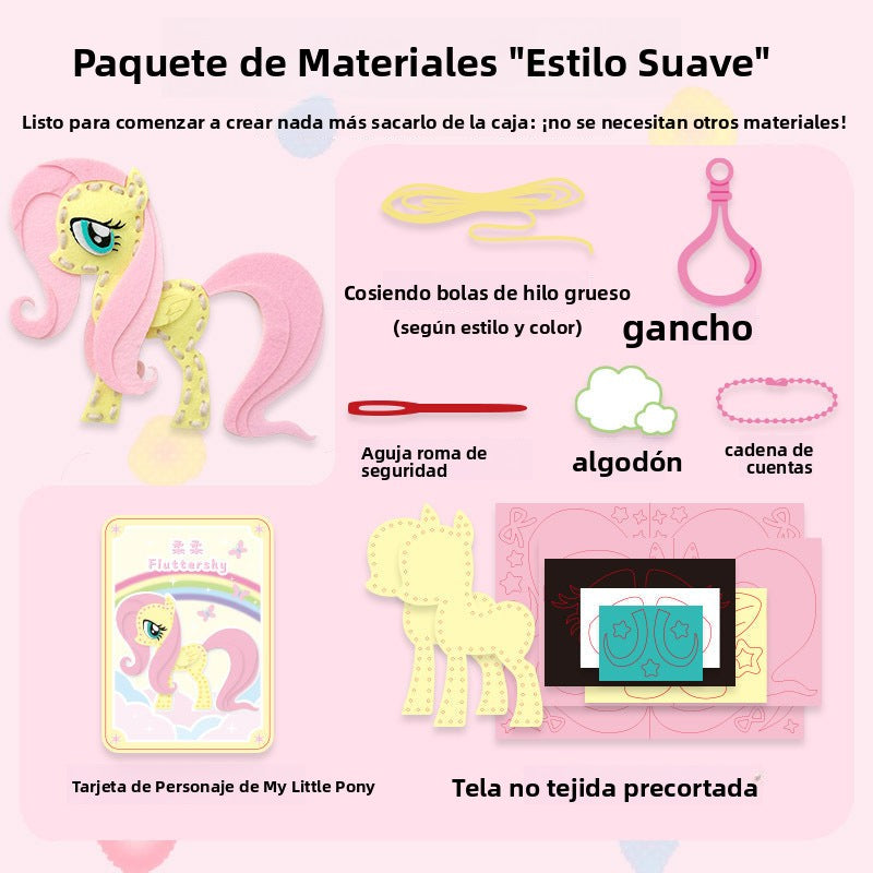 Llavero de Pequeño Pony DIY Manualidades para Niños