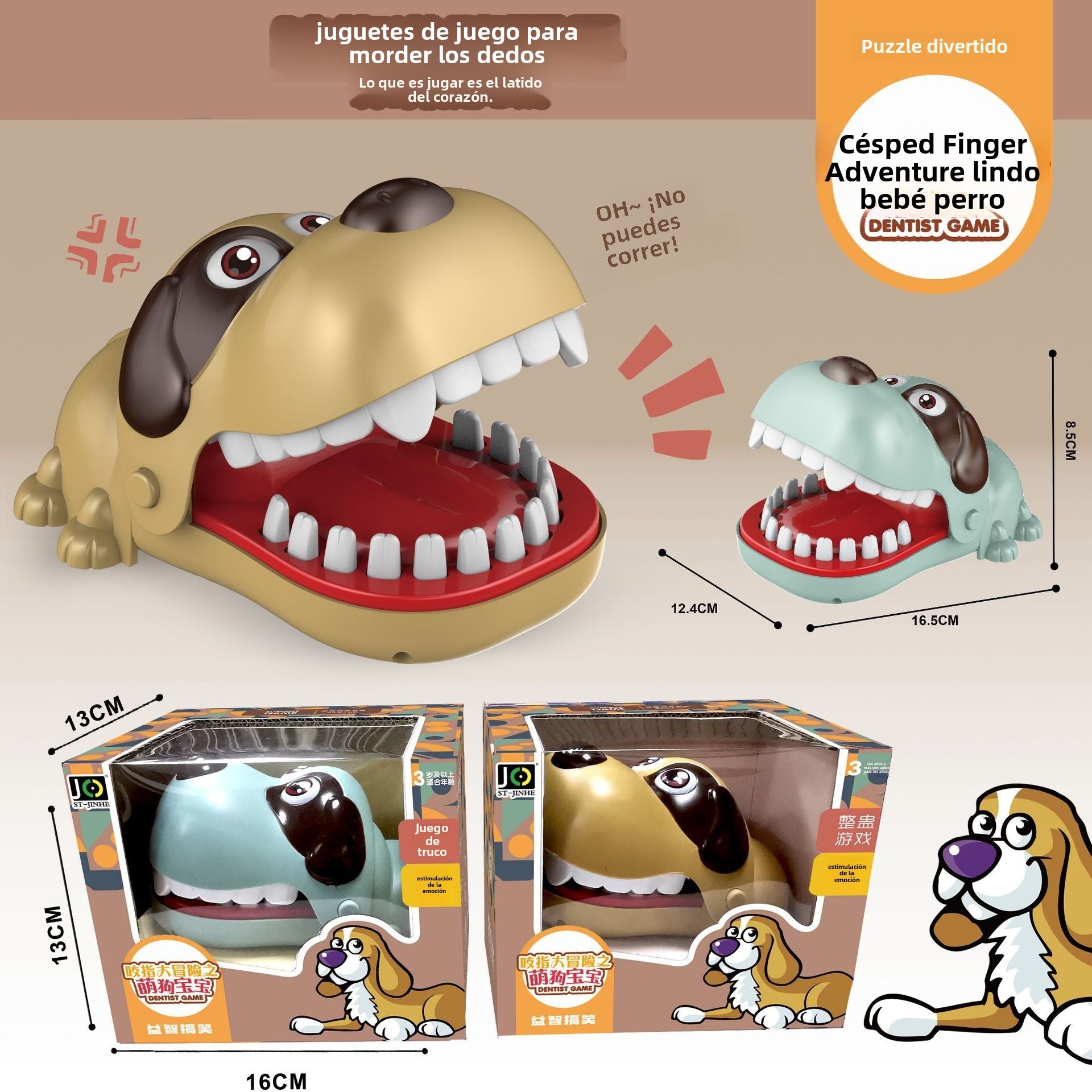 Juguete de cocodrilo mordedor: juguete de tiburón mordedor, dinosaurio juguete de broma para niños y padres, regalo divertido