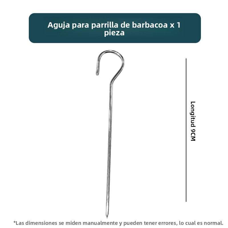 Brochetas para Freidora de Aire con Parrilla Vertical - Soporte de Acero Inoxidable para Cocina y Barbacoa