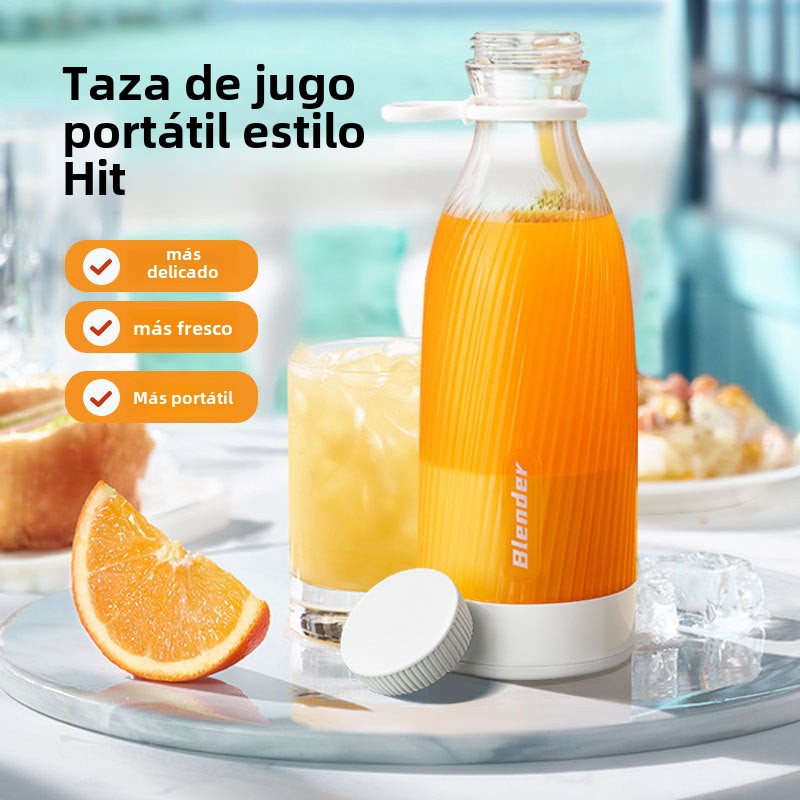 Licuadora portátil de jugos: Multifuncional, recargable y adecuada para estudiantes