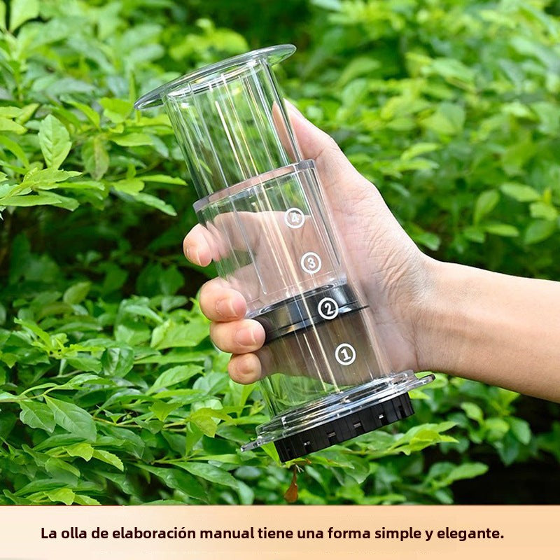 Cafetera Portátil a Presión para Café en Camping o Playa