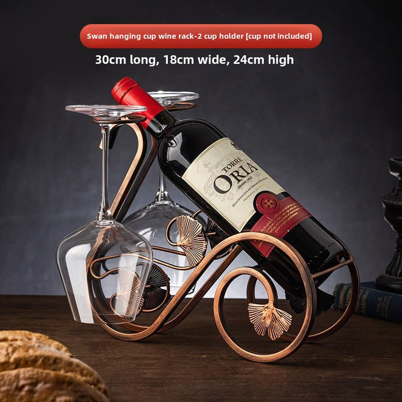 Estante para Vino: Soporte para Copas de Vino y Copas de Pie, Estante Colgante de Lujo para Casa