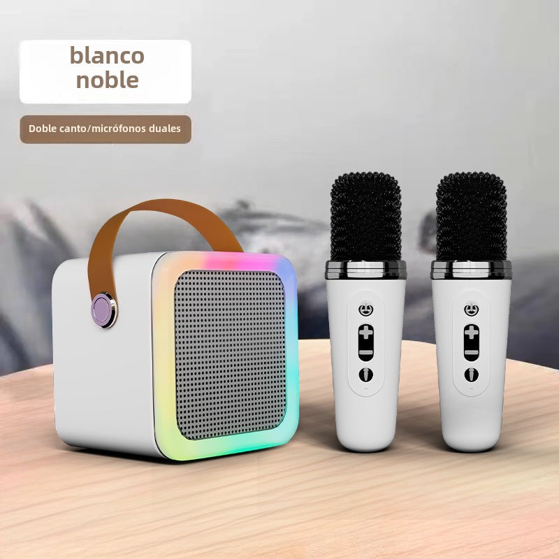Altavoz Bluetooth Y1 con Micrófono: Sistema de Sonido Inalambrico para Karaoke en Casa