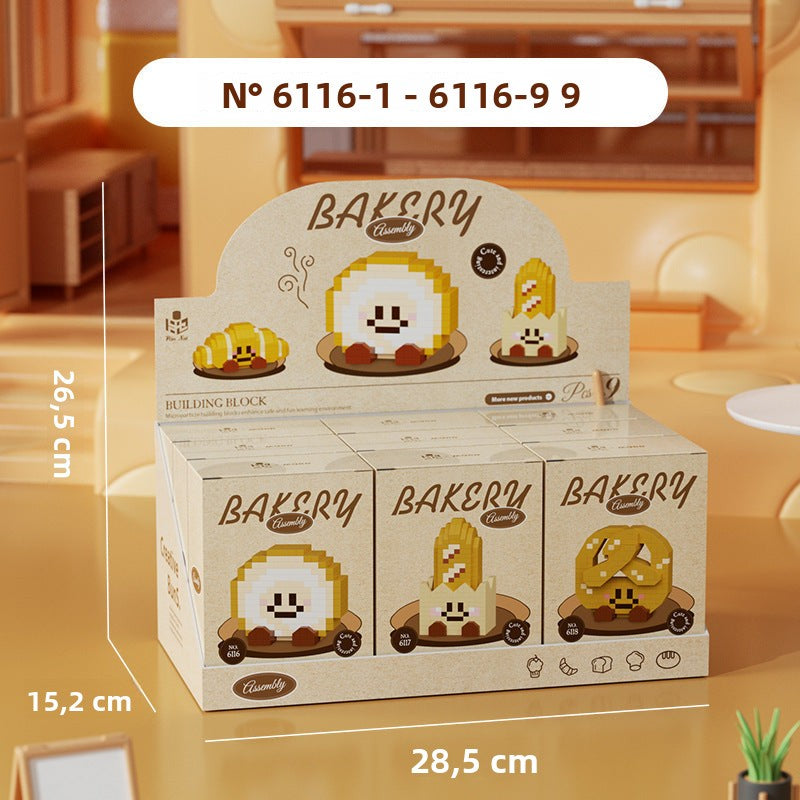 Set de Bloques de Construcción Creativos con Diseños de Panadería