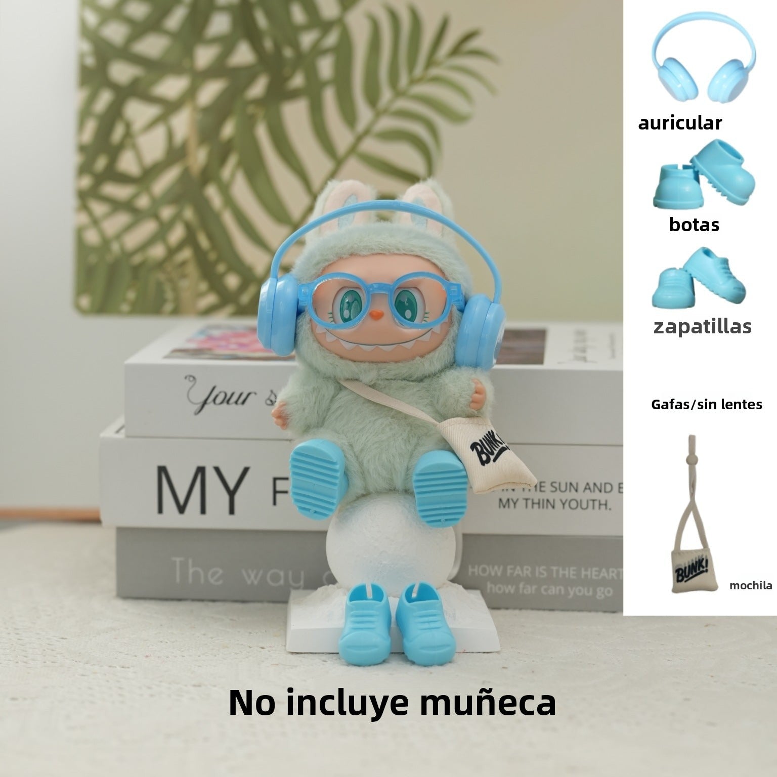 Accesorios Para Labubu De 17 cm: Gafas, Auriculares Y Zapatos En Varios Colores