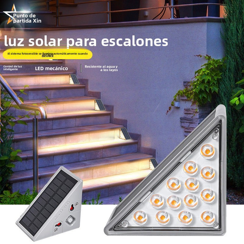 Luz de escalera solar de alto brillo