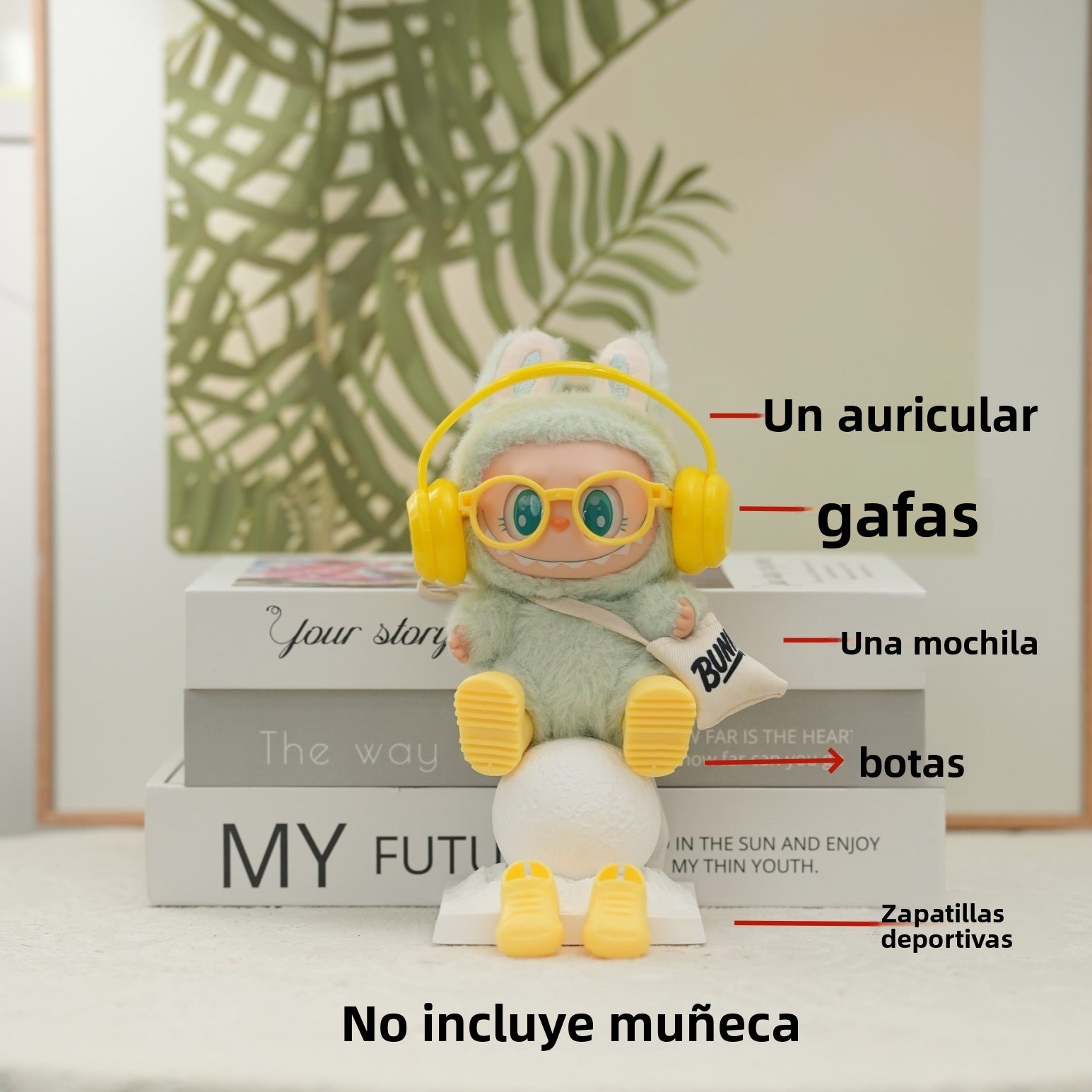 Accesorios Para Labubu De 17 cm: Gafas, Auriculares Y Zapatos En Varios Colores