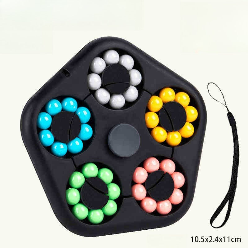 Hand Third Eye: Multicolor Puzzle Cube for Relaxation and Mental Development